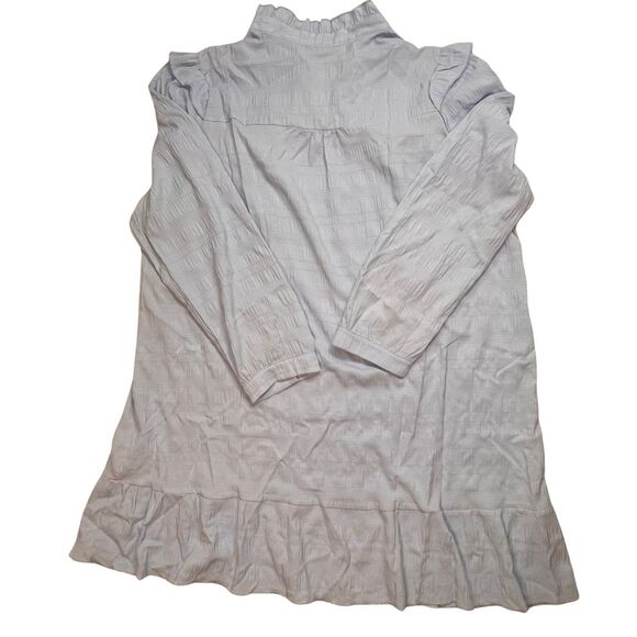 Simplee Plus Dress 3X Light Blue Coquette Cottagecore Lagenlook Fairy Trapeze - Picture 2 of 13